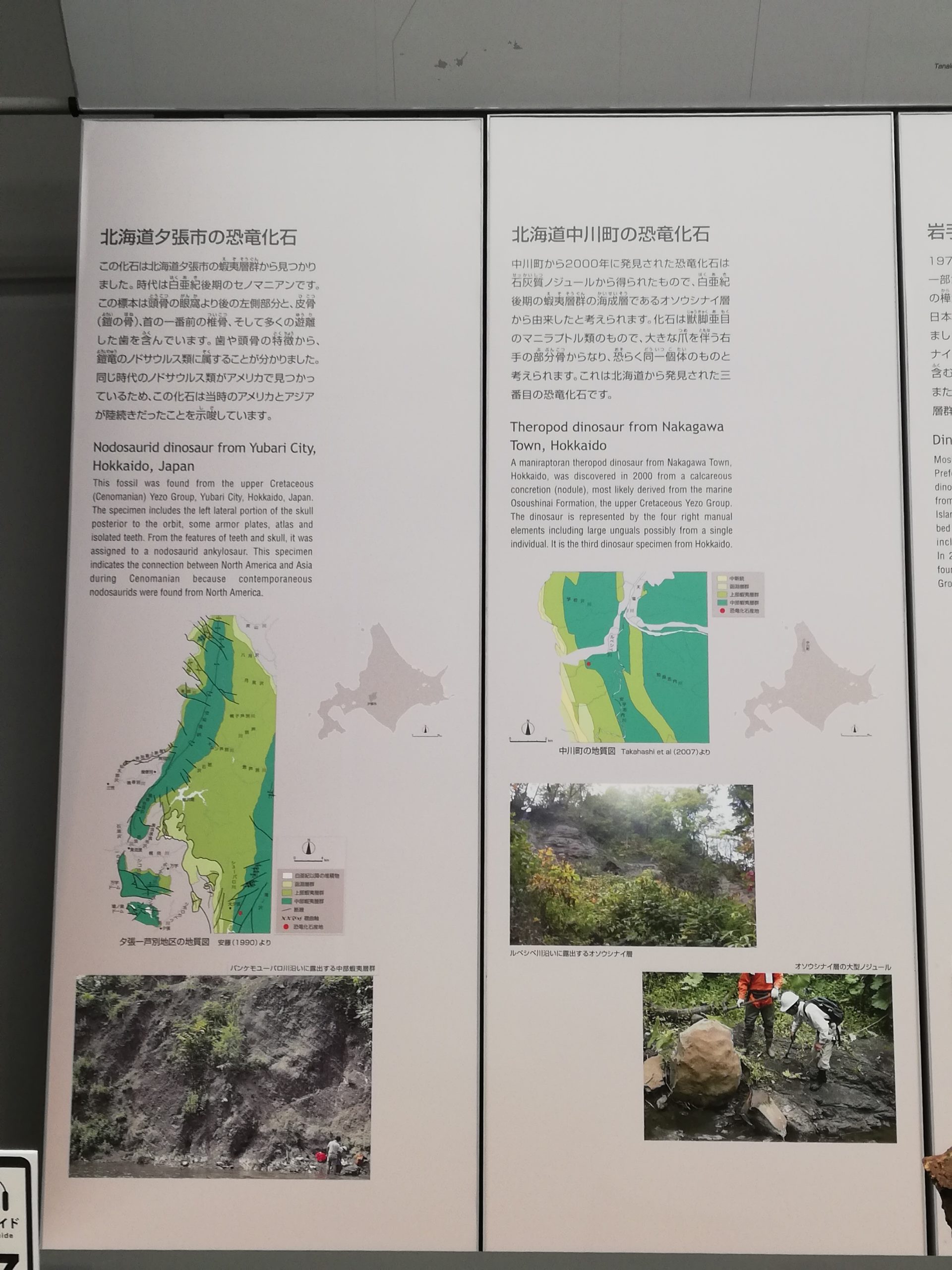 北海道の恐竜化石