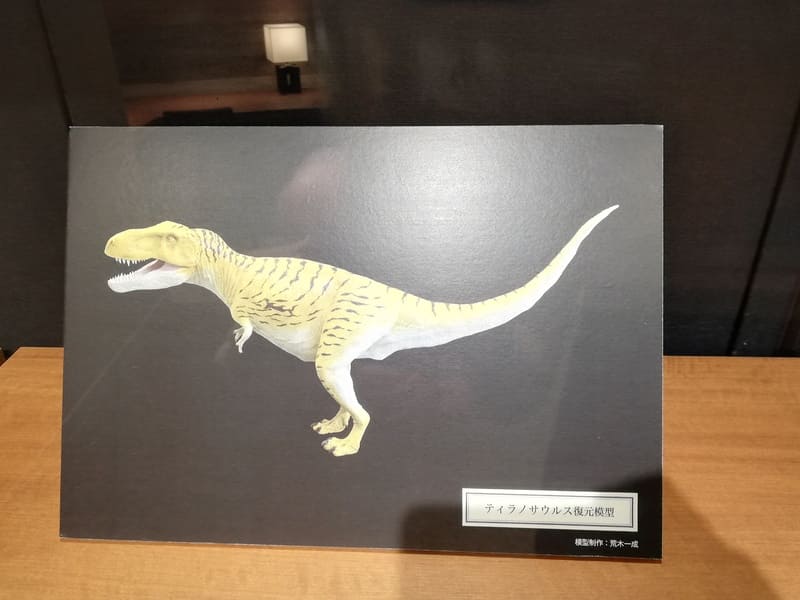 ティラノサウルスの復元模型