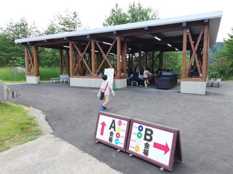 どきどき恐竜発掘ランド　説明会場