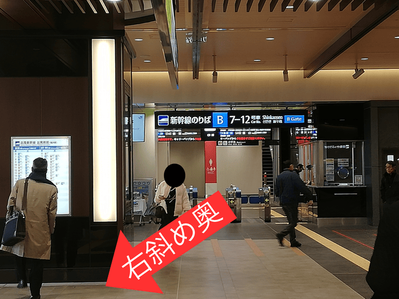 新幹線　福井駅　改札口B