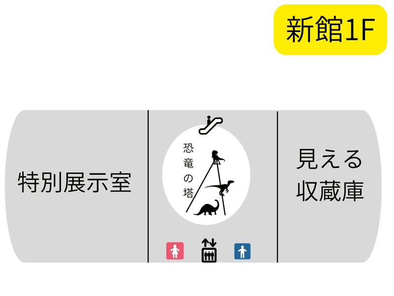 フロアマップ　新館1F