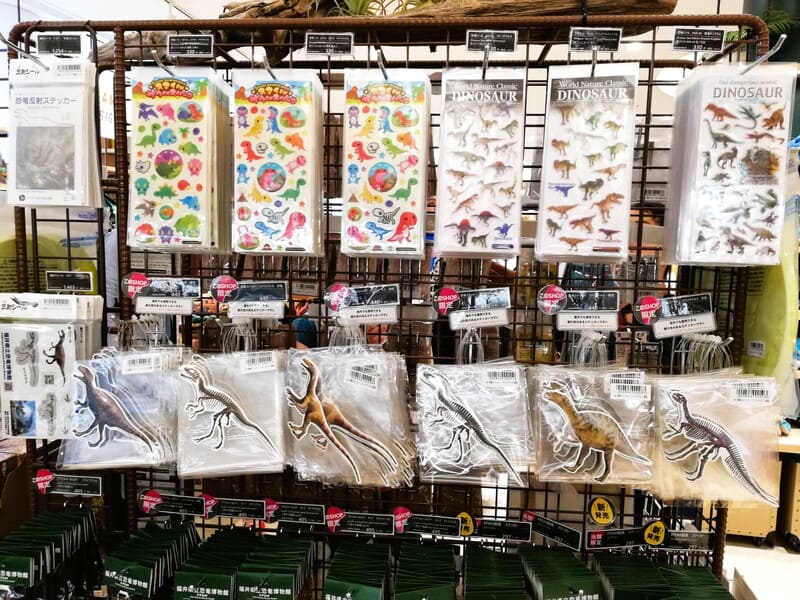 【ショップ限定】恐竜ステッカー各種(フクイラプトル、フクイベナートル、フクイサウルス)