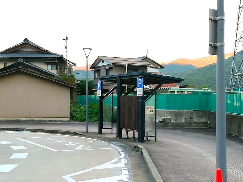 勝山駅　タクシー乗り場